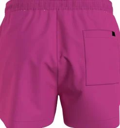 Calvin Klein Short Drawstring swimshort, heren zwembroek, fuchsia roze