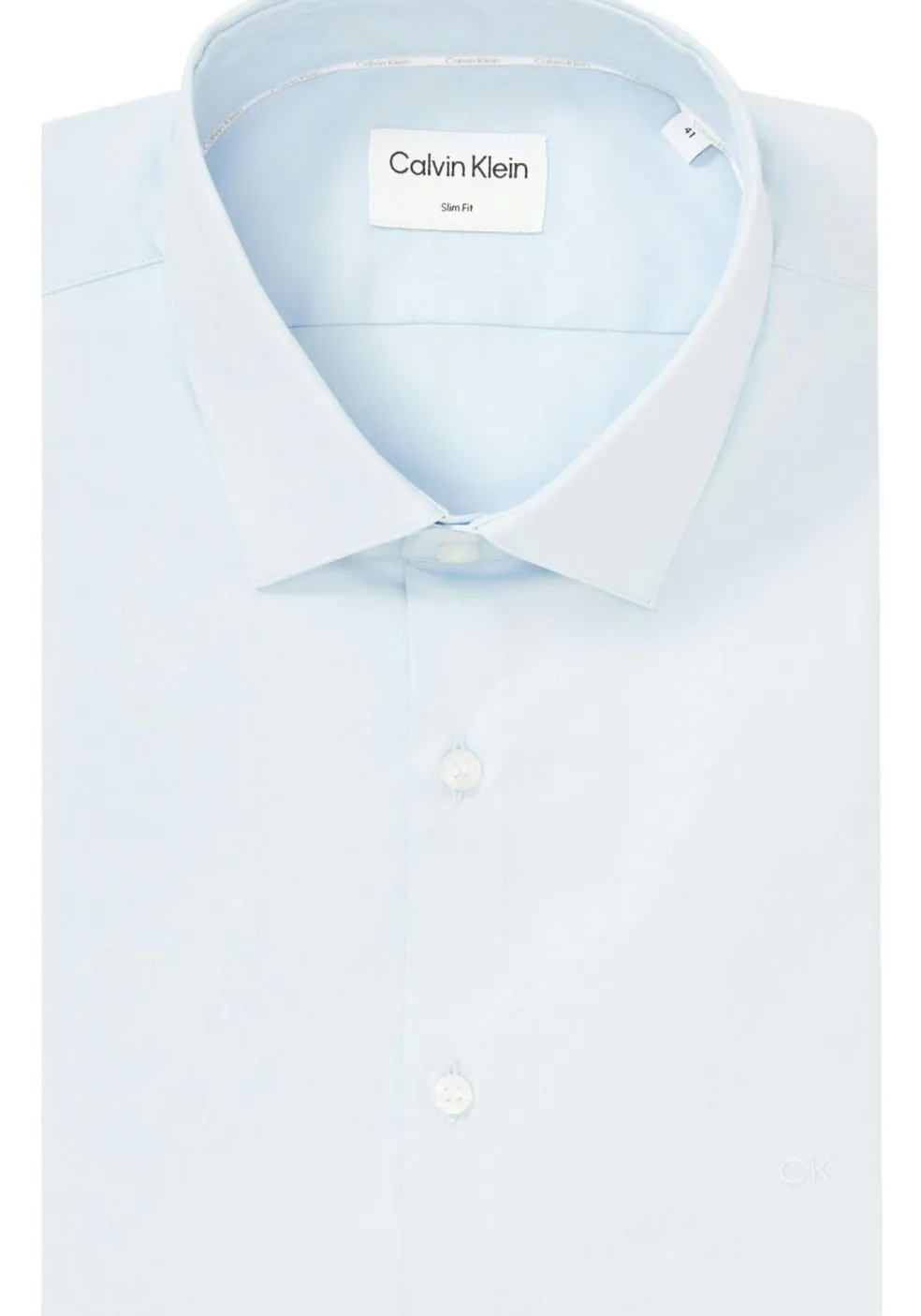 Calvin Klein slim fit overhemd, popeline, lichtblauw