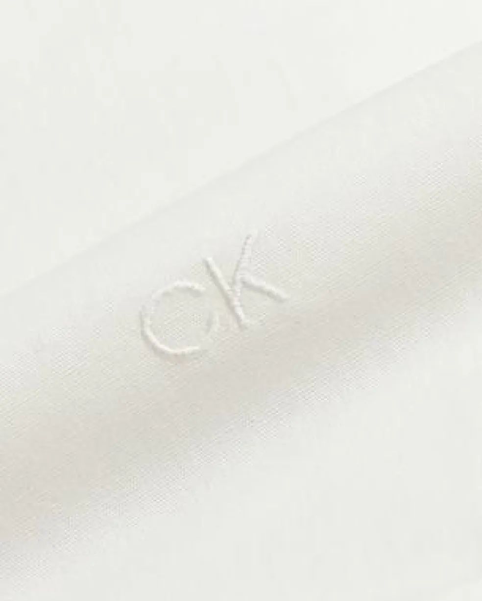 Calvin Klein slim fit overhemd, popeline, wit