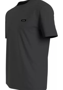 Calvin Klein Stretch Slim Fit T-shirt, heren T-shirt korte mouw O-hals, zwart