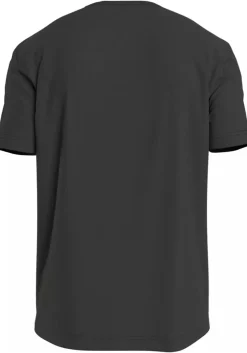 Calvin Klein Stretch Slim Fit T-shirt, heren T-shirt korte mouw O-hals, zwart