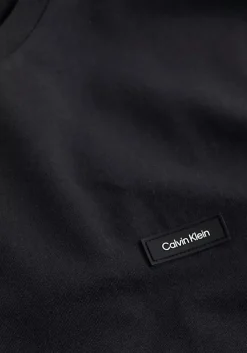 Calvin Klein Stretch Slim Fit T-shirt, heren T-shirt korte mouw O-hals, zwart
