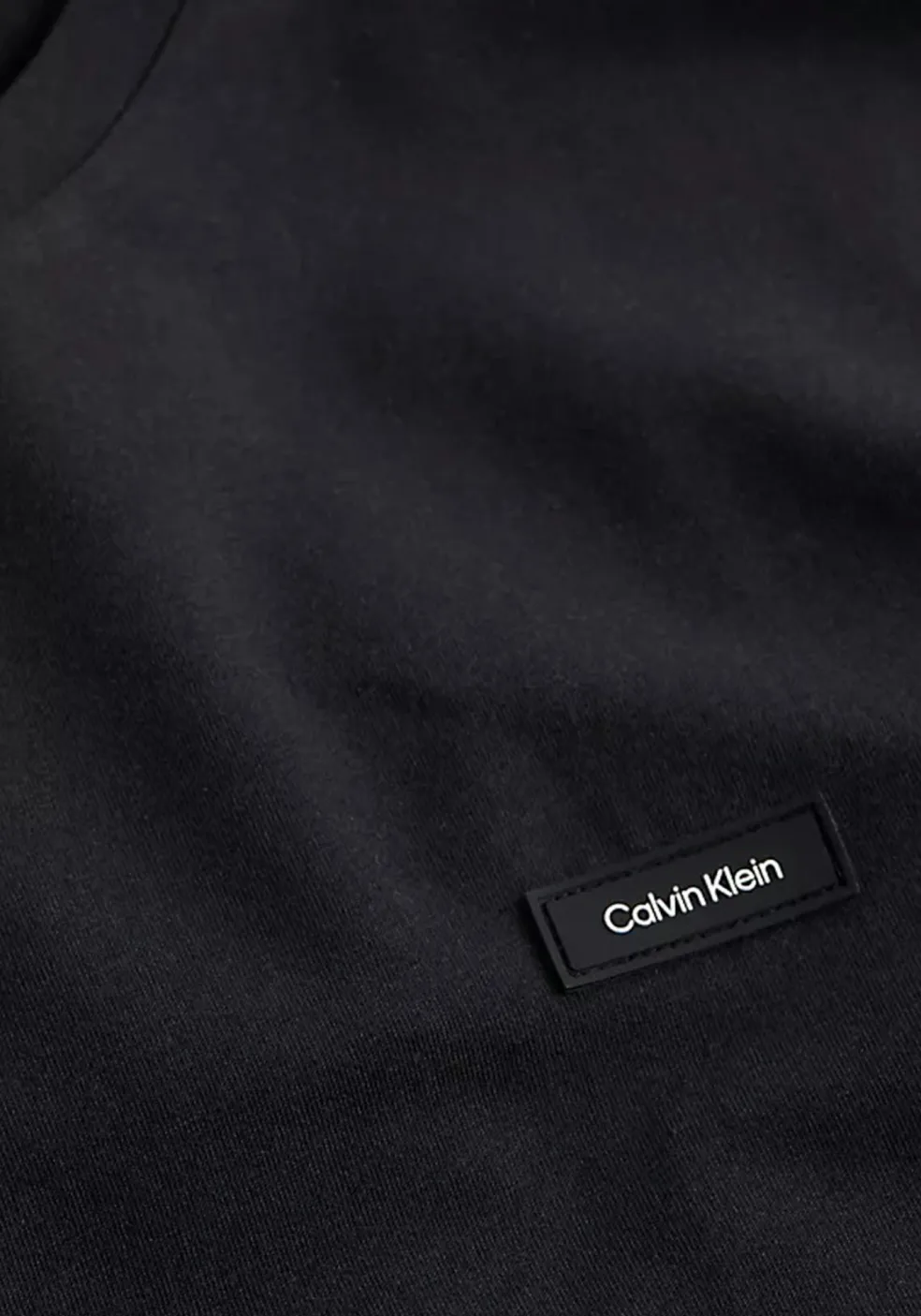Calvin Klein Stretch Slim Fit T-shirt, heren T-shirt korte mouw O-hals, zwart