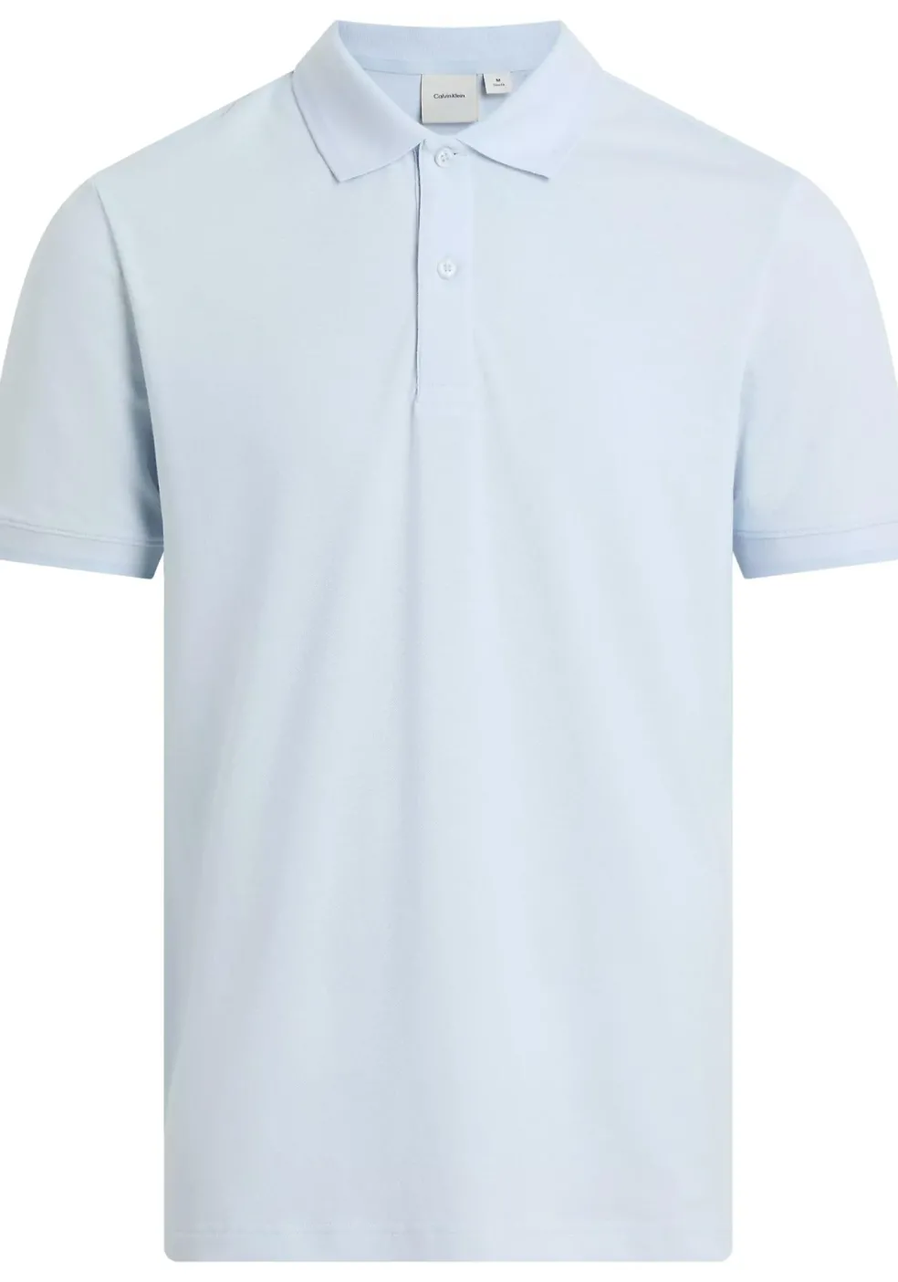 Calvin Klein Thermo Tech Pique Slim Polo, heren poloshirt, lichtblauw
