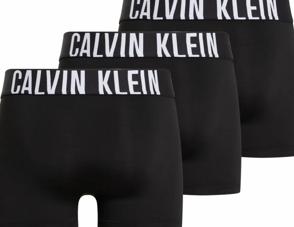 Calvin Klein Trunk (3-pack), heren boxers normale lengte, zwart