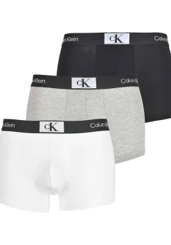 Calvin Klein Trunk (3-pack), heren boxers normale lengte, multicolor