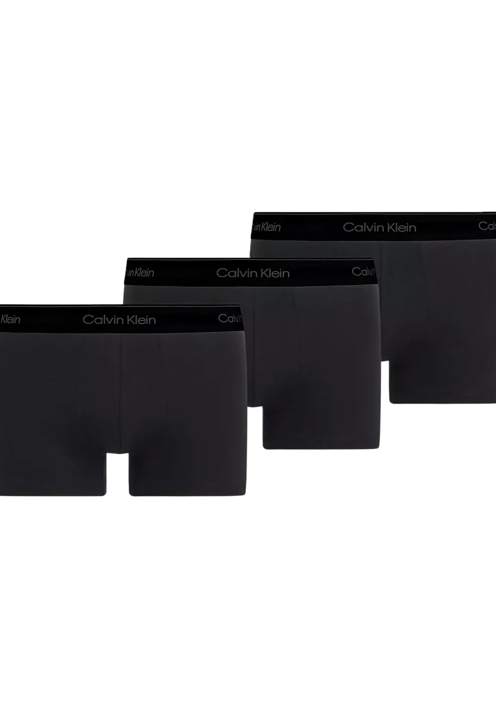 Calvin Klein Trunk (3-pack), heren boxers normale lengte, zwart