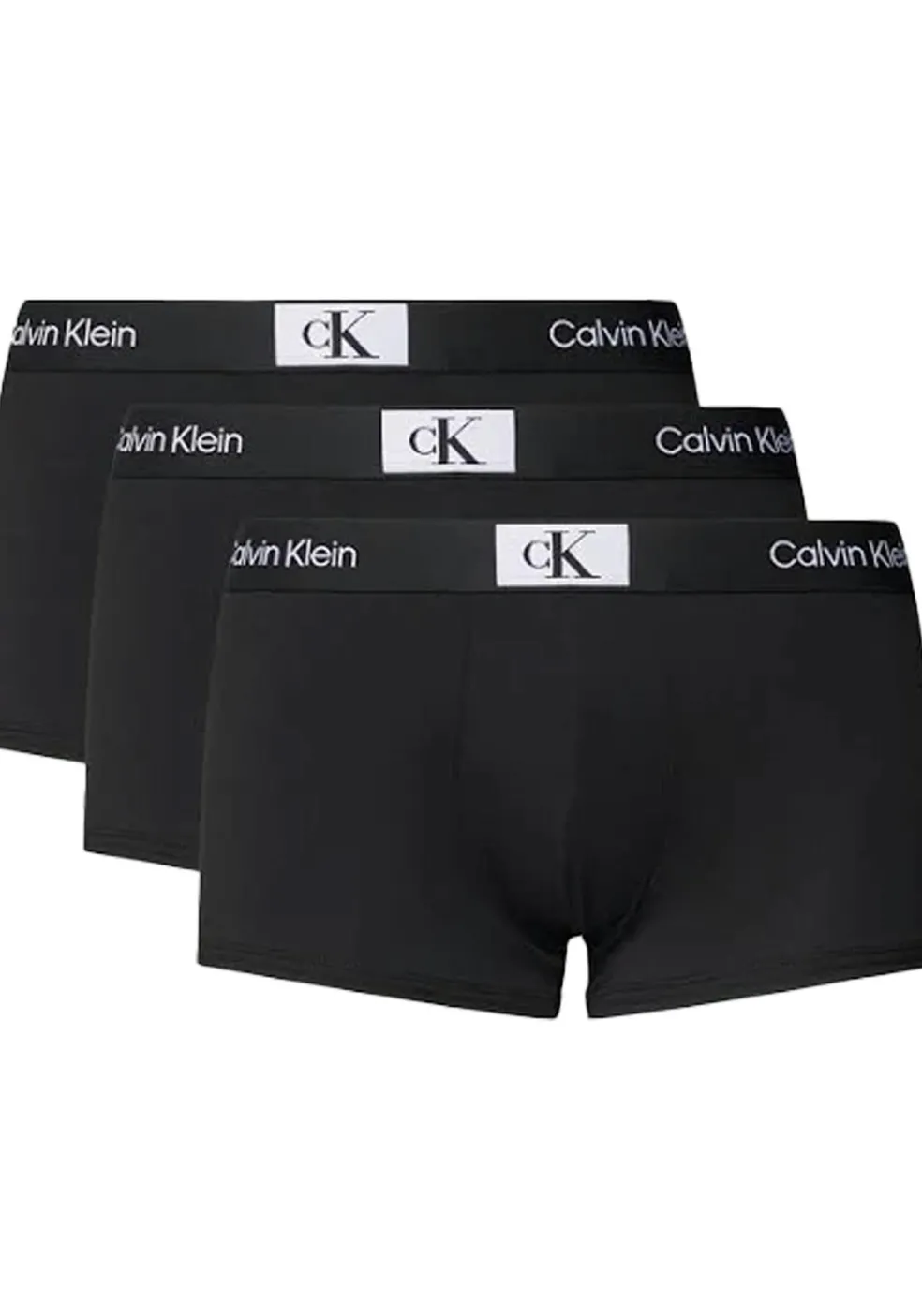 Calvin Klein Trunk (3-pack), heren boxers normale lengte, zwart