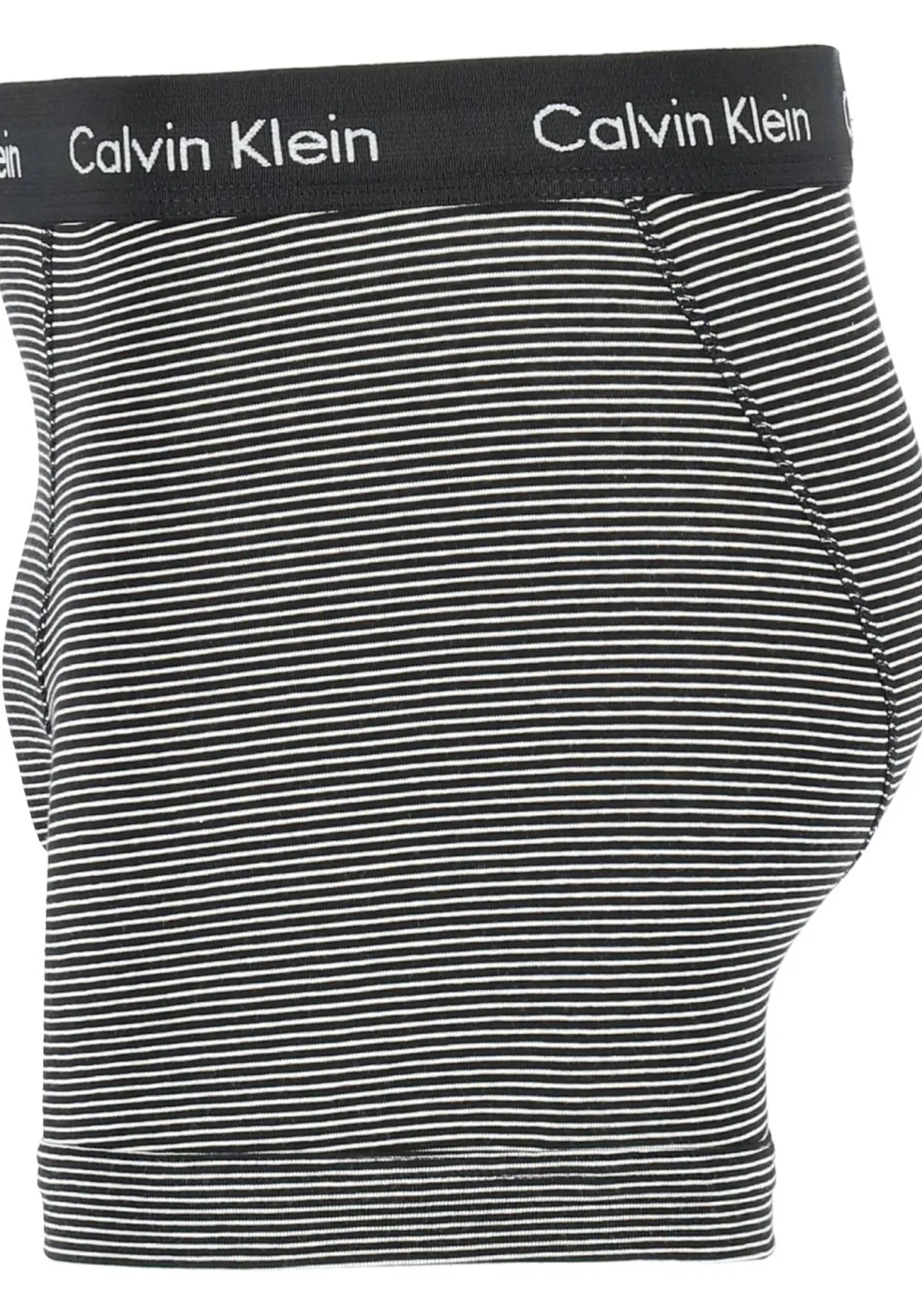 Calvin Klein trunks (3-pack), heren boxers normale lengte, zwart, wit en gestreept