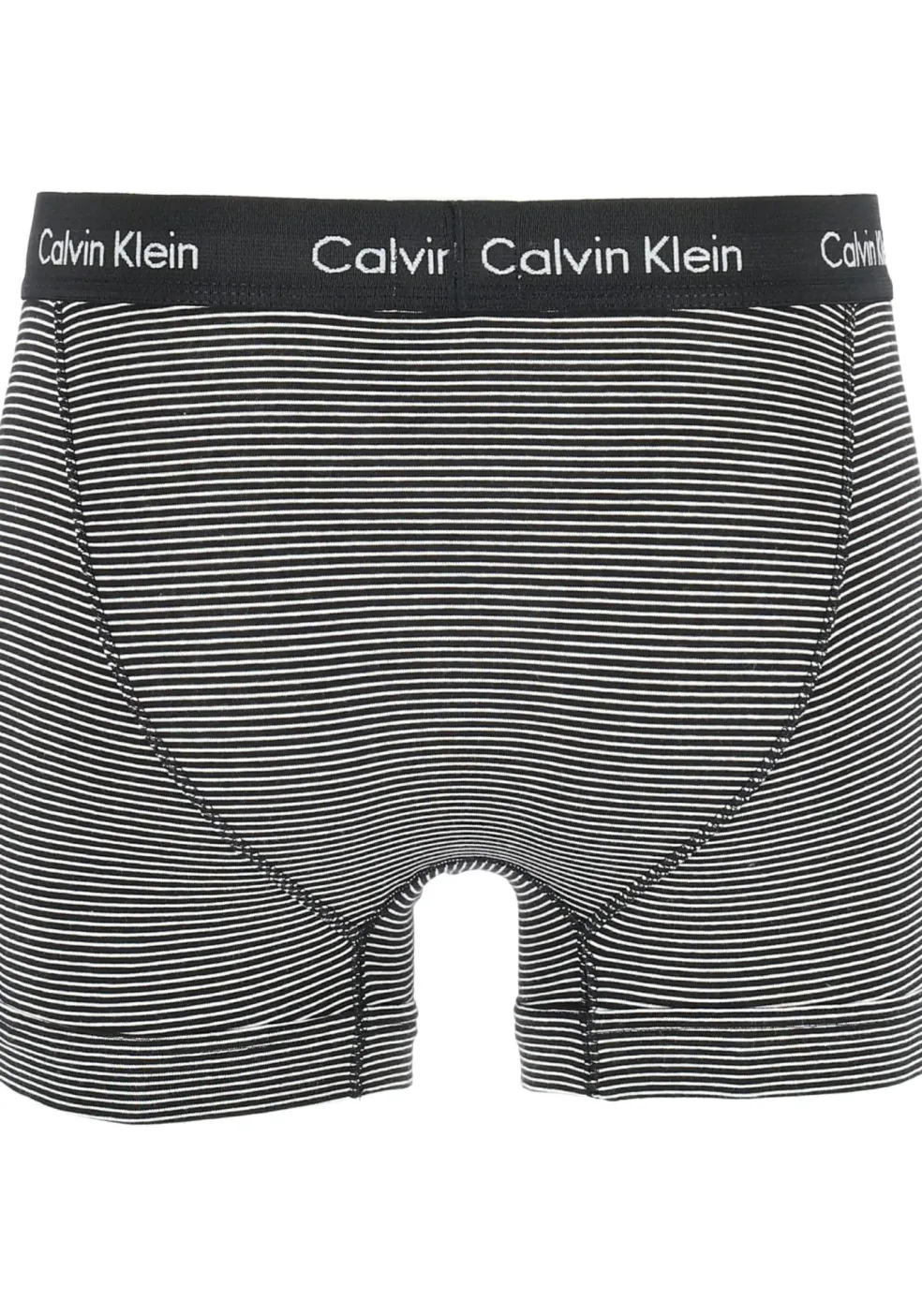 Calvin Klein trunks (3-pack), heren boxers normale lengte, zwart, wit en gestreept