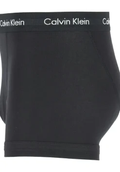 Calvin Klein trunks (3-pack), heren boxers normale lengte, zwart, grijs en logo print