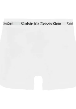 Calvin Klein trunks (3-pack), heren boxers normale lengte, wit