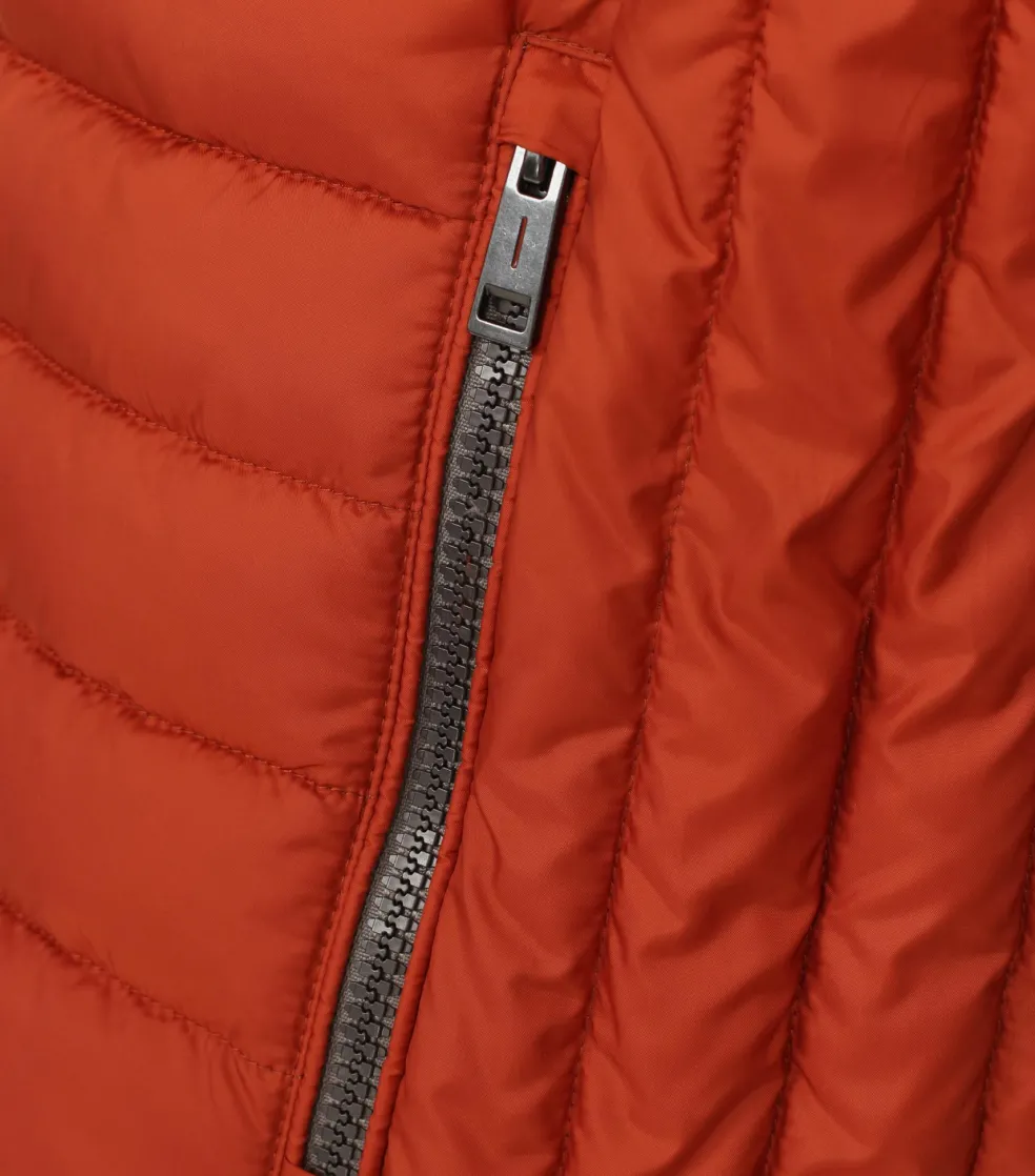 CASA MODA comfort fit bodywarmer, oranje