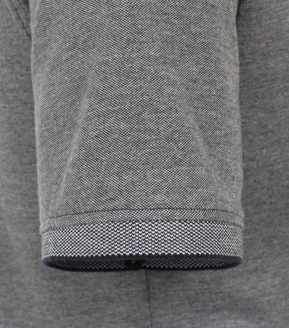 CASA MODA comfort fit heren polo, grijs