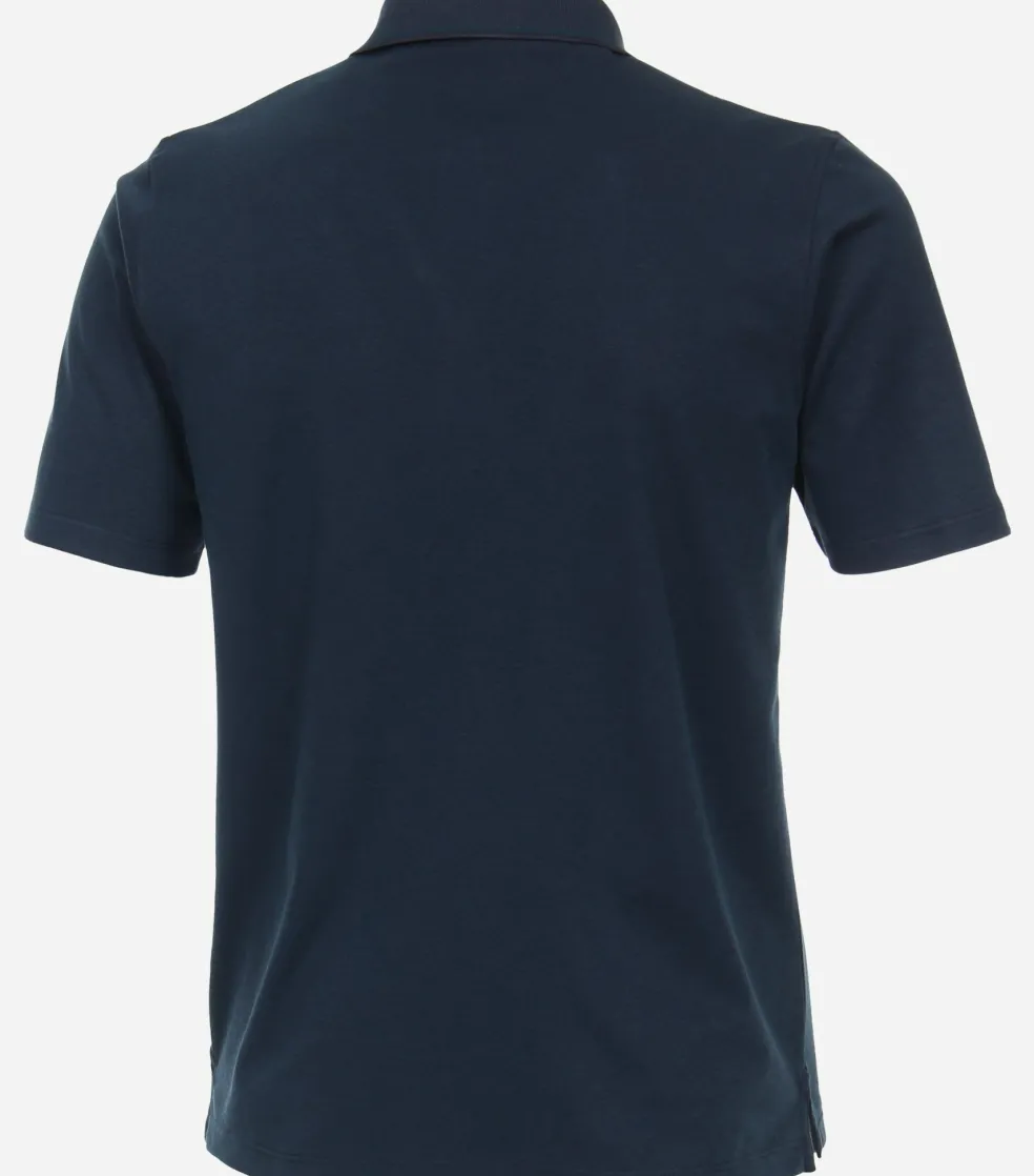 CASA MODA comfort fit heren polo, blauw