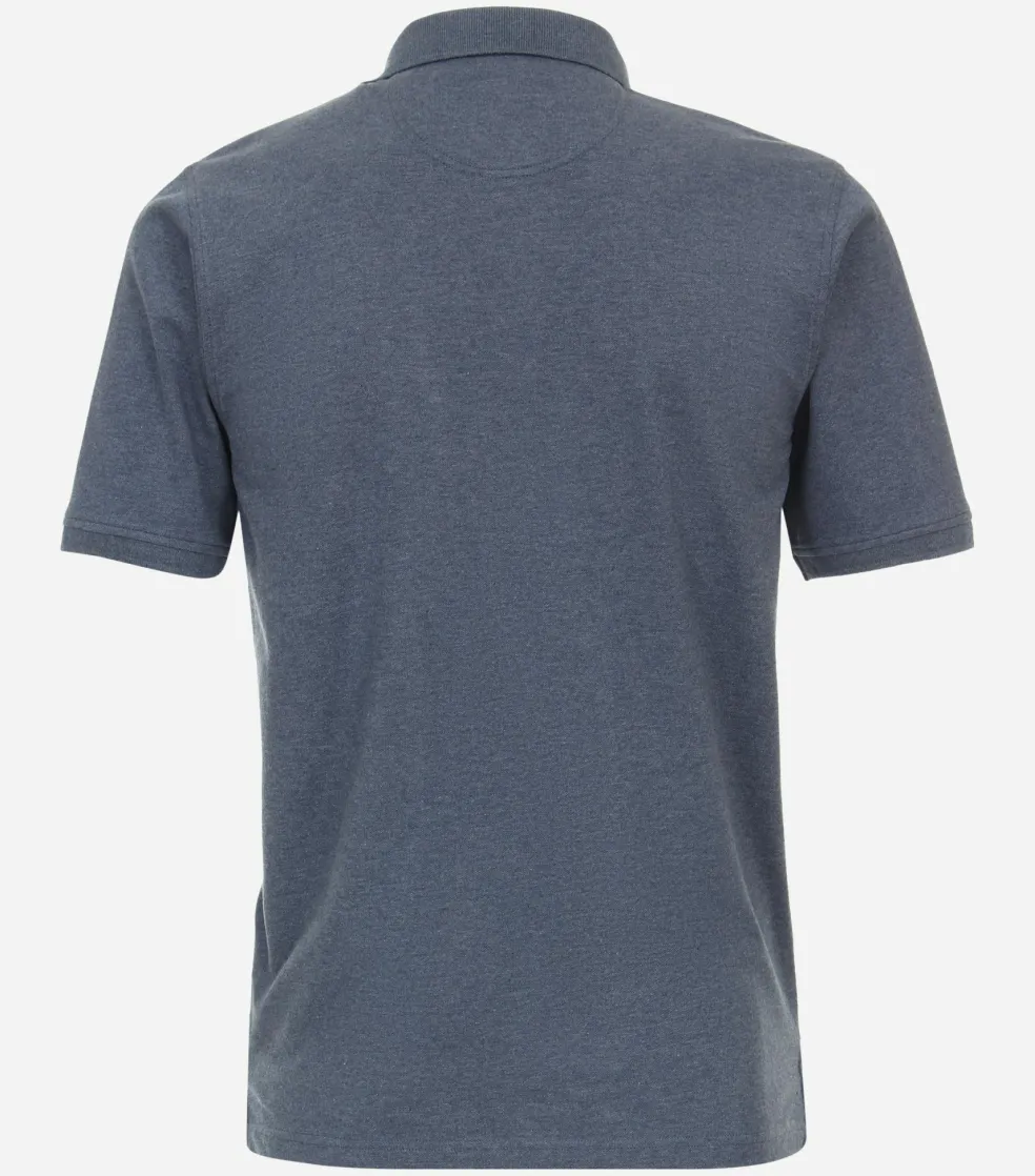 CASA MODA comfort fit heren polo, blauw