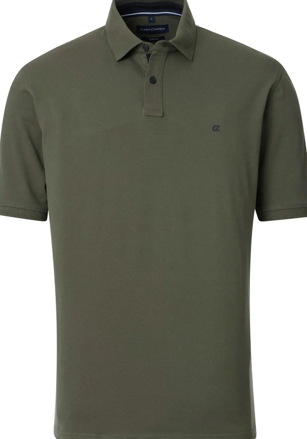 CASA MODA comfort fit heren polo, groen