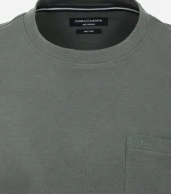 CASA MODA comfort fit heren T-shirt, groen