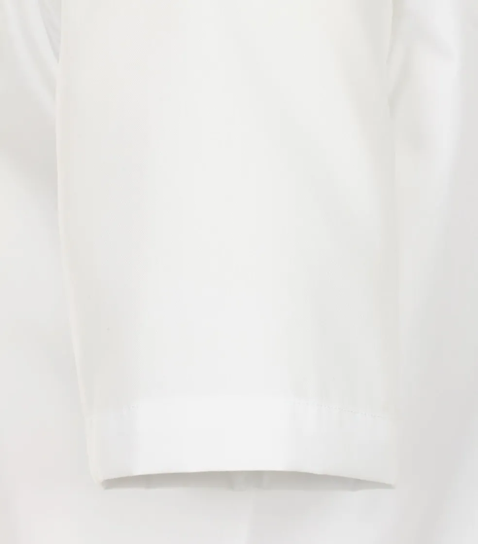 CASA MODA comfort fit overhemd, korte mouw, popeline, wit