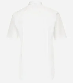 CASA MODA comfort fit overhemd, korte mouw, popeline, wit