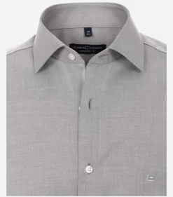 CASA MODA comfort fit overhemd, mouwlengte 7, twill, grijs