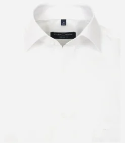 CASA MODA comfort fit overhemd, mouwlengte 7, twill, wit