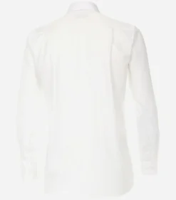 CASA MODA comfort fit overhemd, mouwlengte 7, twill, wit