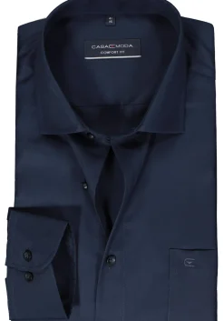 CASA MODA comfort fit overhemd, twill, blauw
