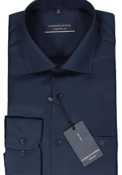 CASA MODA comfort fit overhemd, twill, blauw
