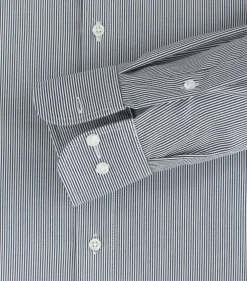 CASA MODA comfort fit overhemd, twill, blauw gestreept