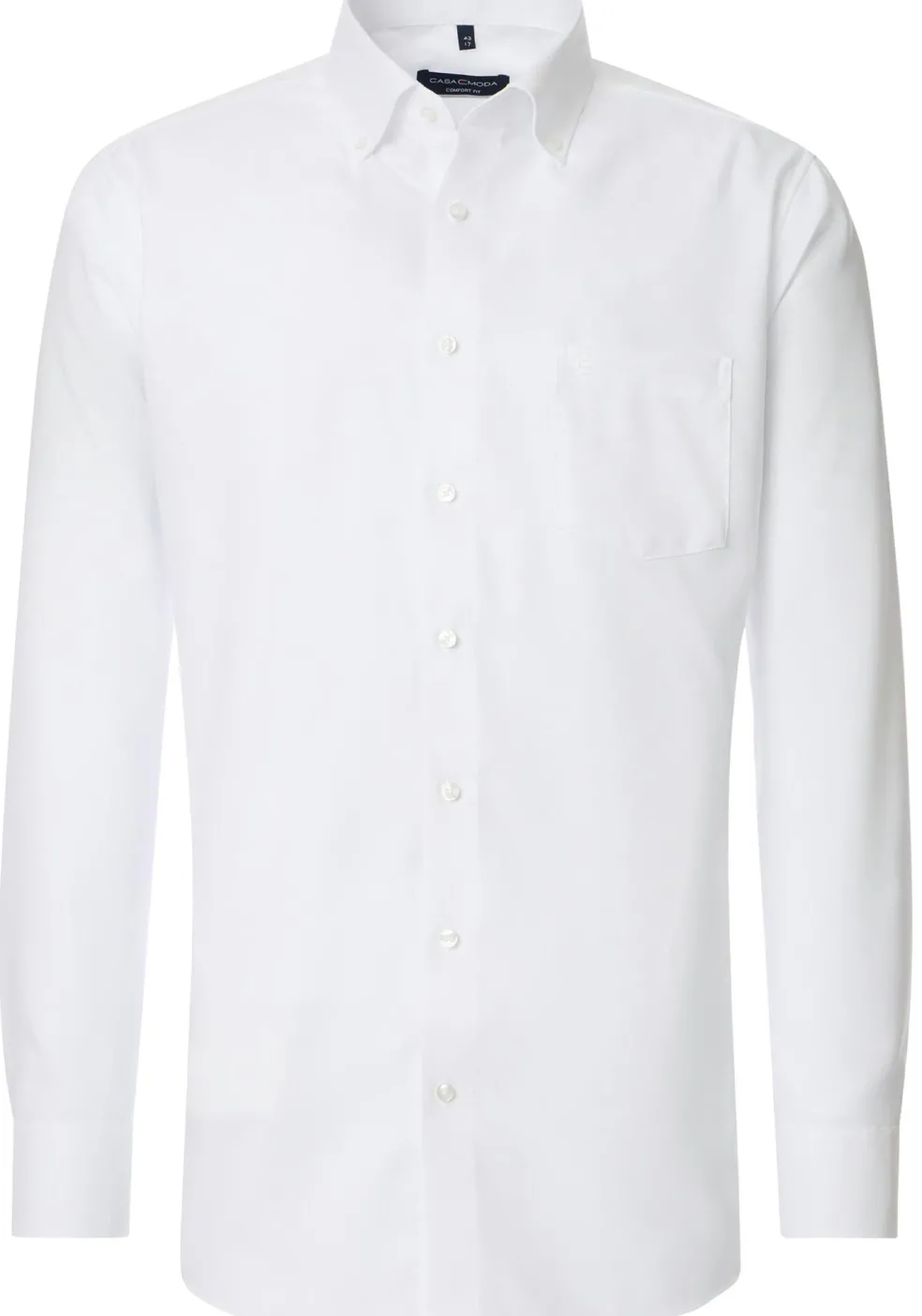 CASA MODA comfort fit overhemd, Oxford, wit