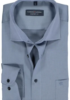 CASA MODA comfort fit overhemd, blauw twill