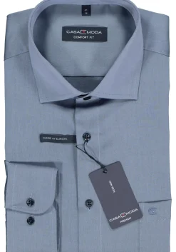 CASA MODA comfort fit overhemd, blauw twill