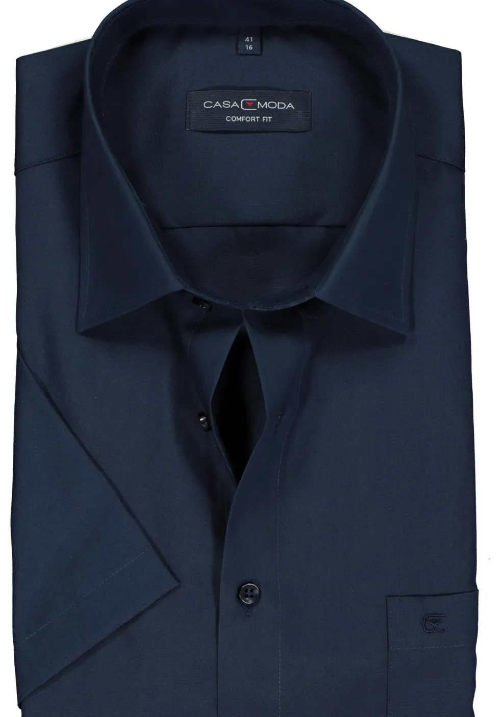CASA MODA comfort fit overhemd, korte mouw, donkerblauw