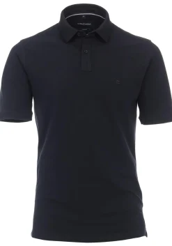 CASA MODA comfort fit poloshirt, stretch, marine blauw