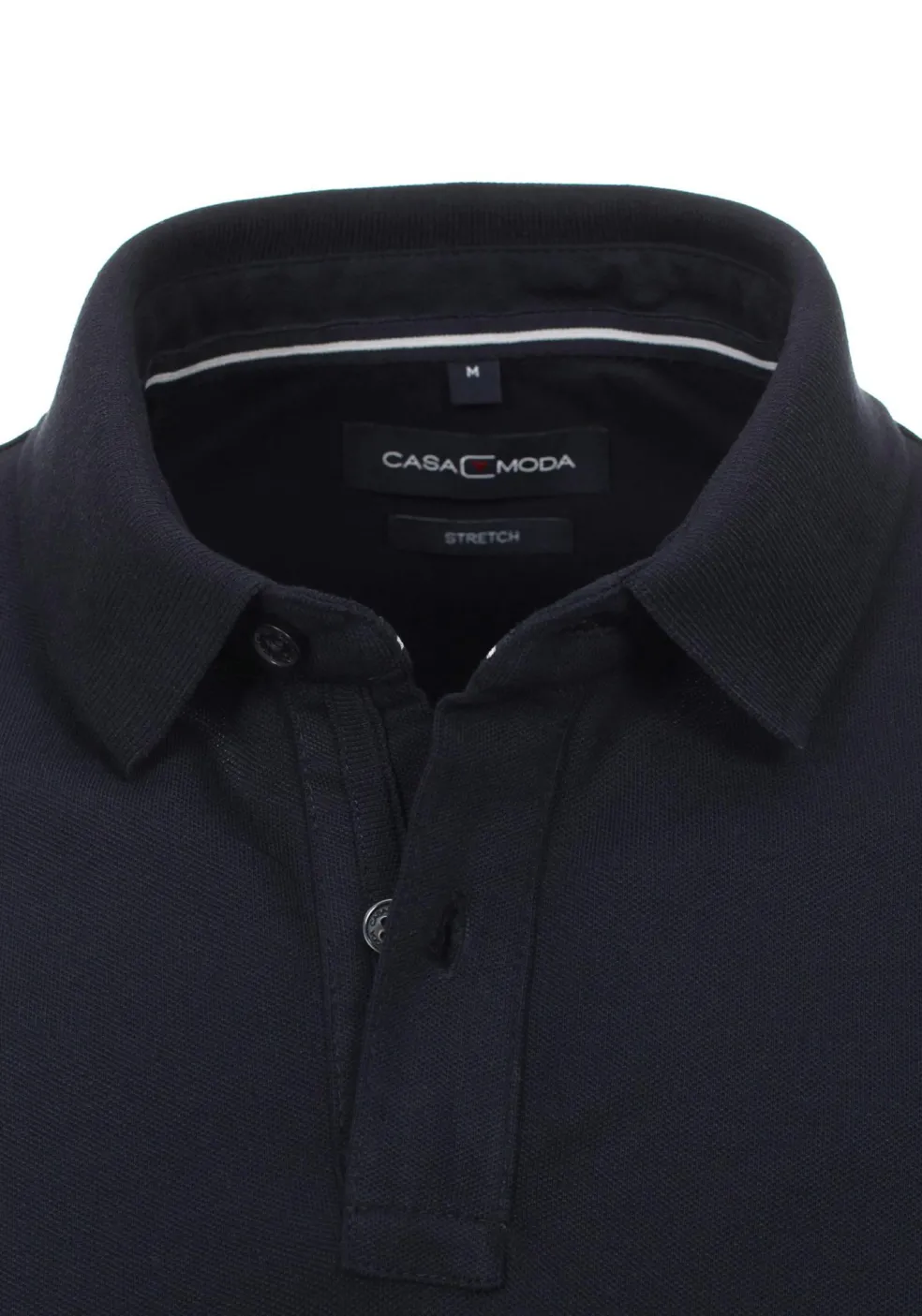 CASA MODA comfort fit poloshirt, stretch, marine blauw