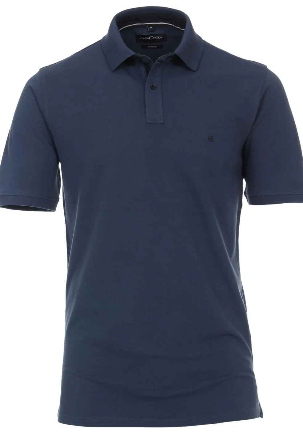 CASA MODA comfort fit poloshirt, stretch, middenblauw