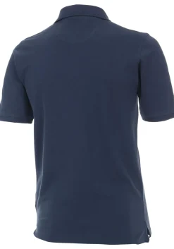 CASA MODA comfort fit poloshirt, stretch, middenblauw