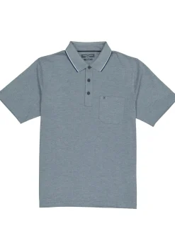CASA MODA comfort fit poloshirt, blauw melange