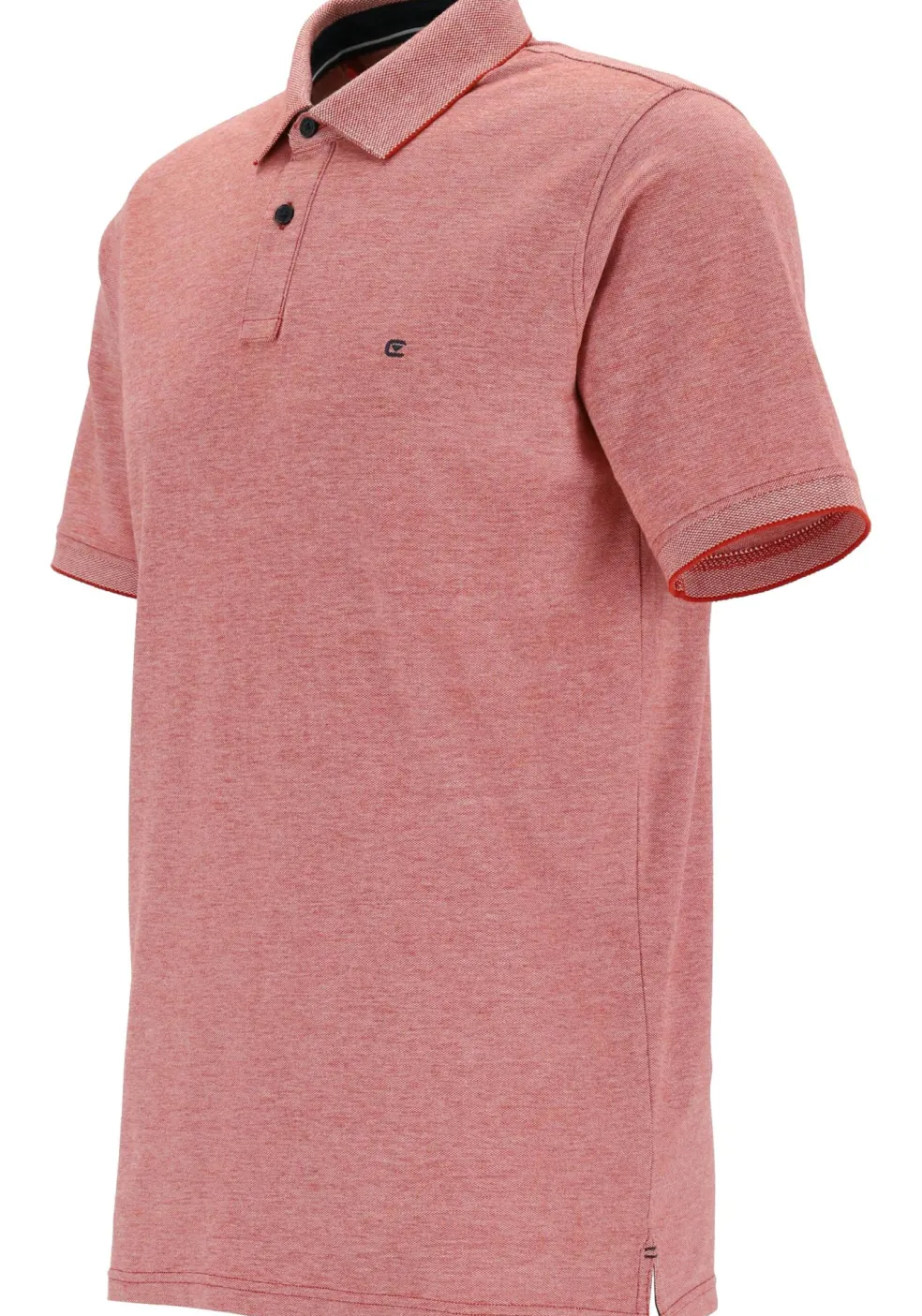 CASA MODA comfort fit poloshirt, stretch, rood melange