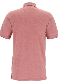 CASA MODA comfort fit poloshirt, stretch, rood melange