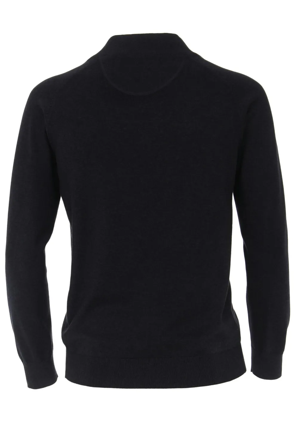 CASA MODA heren vest katoen, met rits, donkerblauw