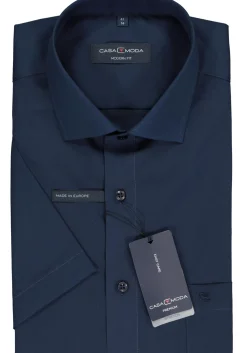 CASA MODA modern fit overhemd, korte mouw, donkerblauw