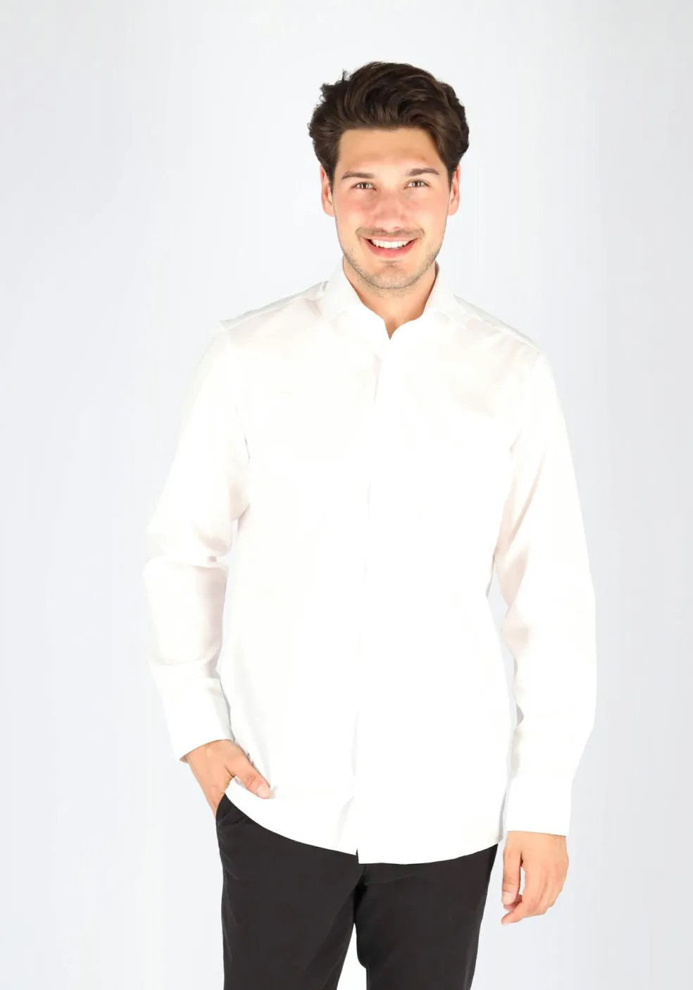 CASA MODA modern fit overhemd, wit