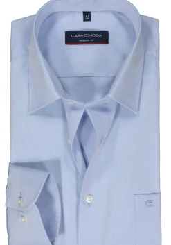 CASA MODA modern fit overhemd, popeline, blauw