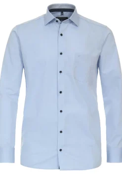 CASA MODA modern fit overhemd, popeline, blauw