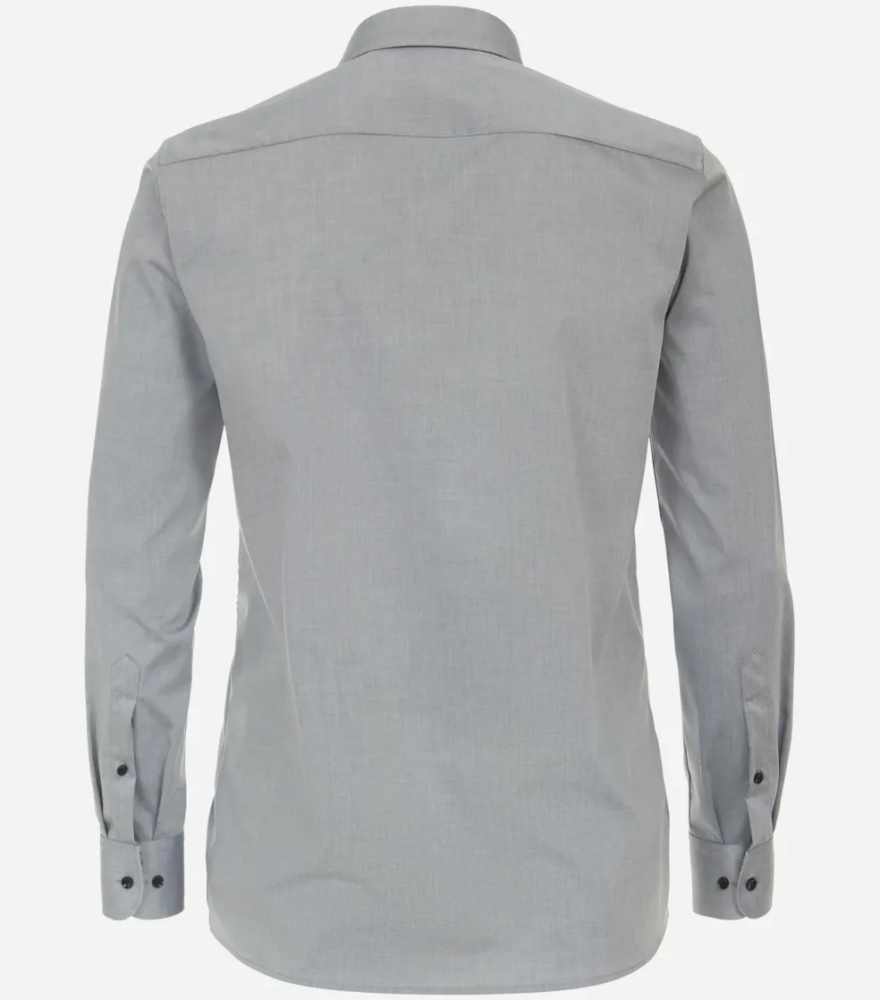 CASA MODA modern fit overhemd, popeline, grijs
