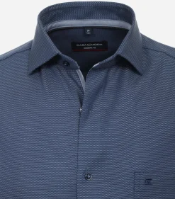 CASA MODA modern fit overhemd, dobby, blauw
