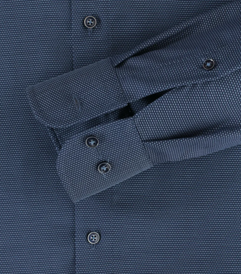 CASA MODA modern fit overhemd, dobby, blauw