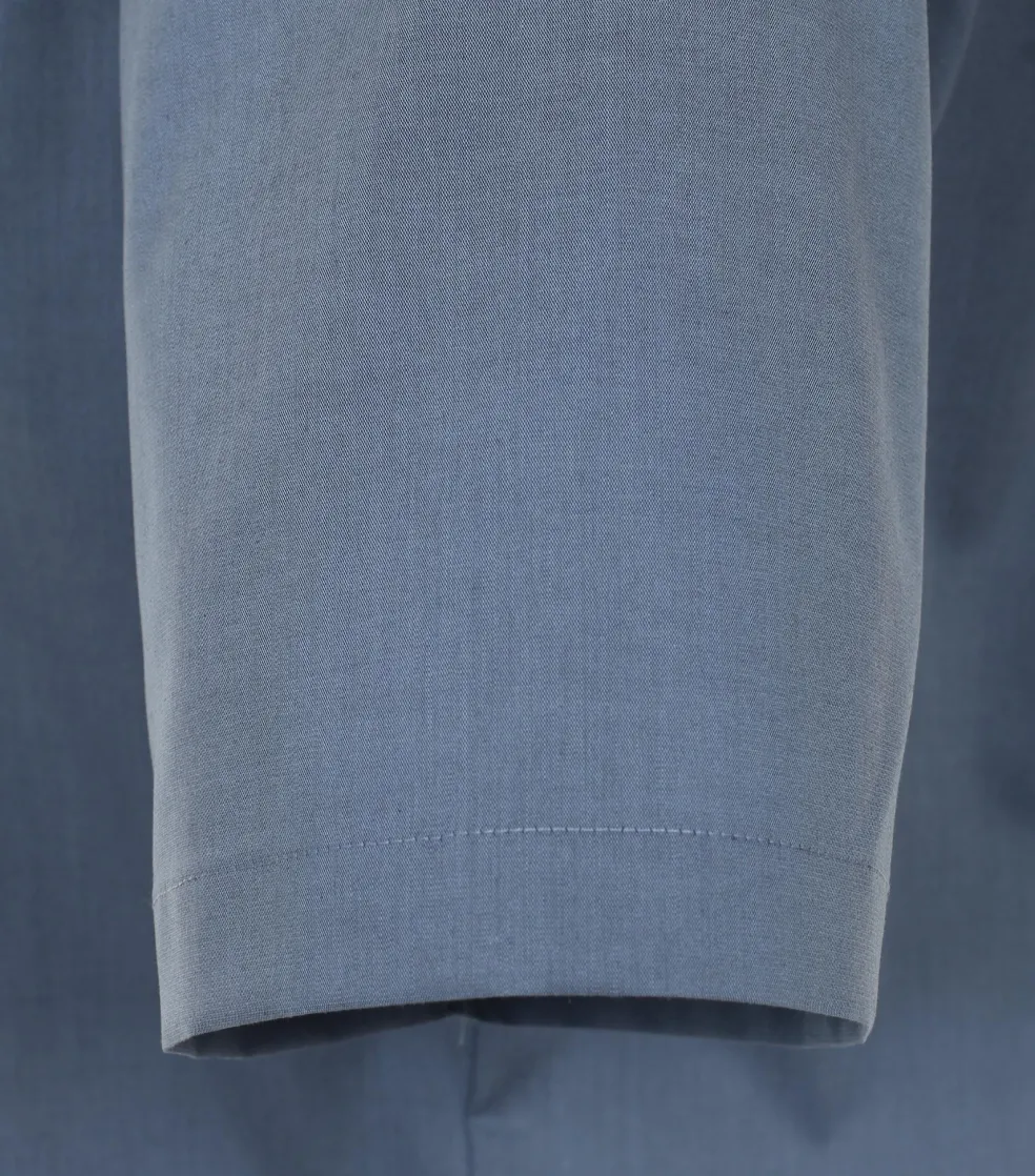 CASA MODA modern fit overhemd, korte mouw, popeline, blauw